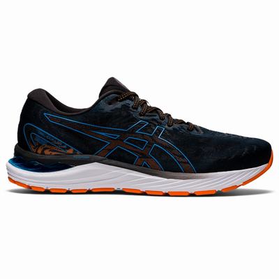 Asics Gel-Cumulus 23 - Miesten Juoksukengät - Mustat/Sininen